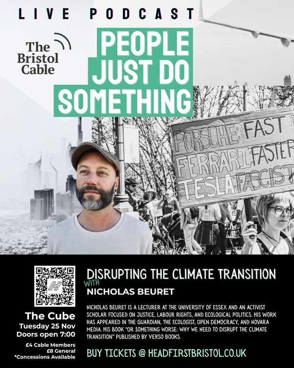 Picture for event People Just Do Something... Disrupting The Climate Transition, With Nicholas Beuret