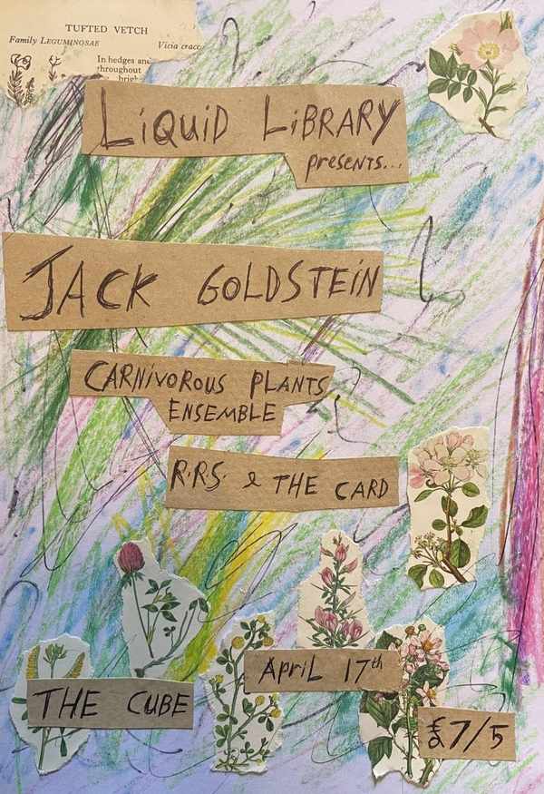 Picture for event Jack Goldstein; Carnivorous Plants Ensemble; RRS + The Card