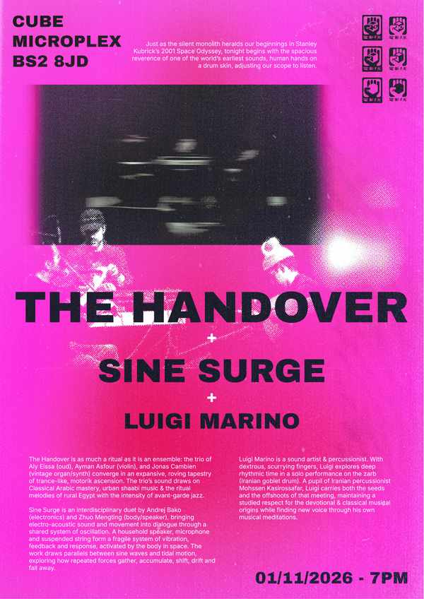 Picture for event The Handover / Sine Surge (Andrej Bako & Zhuo Mengting) / Luigi Marino