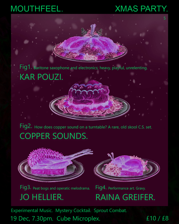Picture for event Kar Pouzi, Copper Sounds, Jo Hellier, Raina Greifer